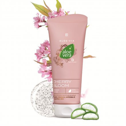 Aloe Vera Cherry Bloom Sprchový peeling - 200 ml